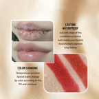 💄 LAATSTE DAG - 50% KORTING ✨ Kristalheldere zelfkleurende lipstick - Past zich aan de pH-waarde van je lippen aan voor een unieke. veegvaste tint! 💋✨
