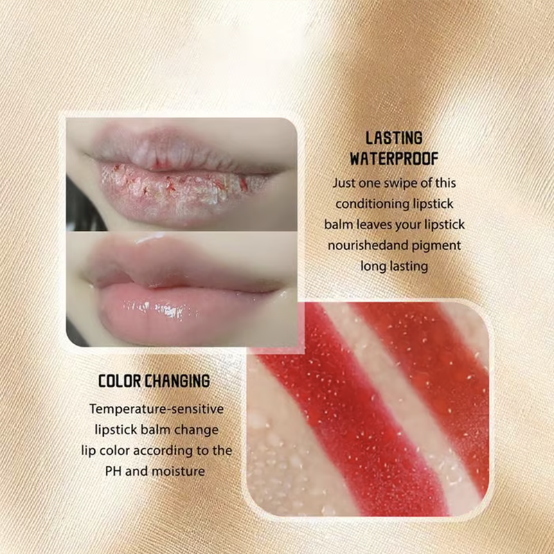 💄 LAATSTE DAG - 50% KORTING ✨ Kristalheldere zelfkleurende lipstick - Past zich aan de pH-waarde van je lippen aan voor een unieke. veegvaste tint! 💋✨