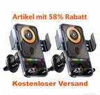 ✨ Beperkte voorraad beschikbaar. mis het niet!🙌Slimme 2-in-1 telefoonhouder voor in de auto met draaifunctie en draadloze oplader