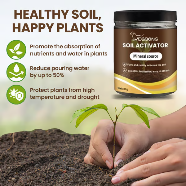 🌿💪 ECOCERT-zertifizierter Bodenaktivator – Stärkt Ihren Boden. fördert üppiges Wachstum mühelos! 🌼✅