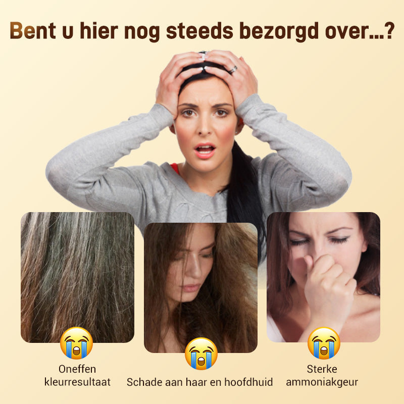 🔥Tijdelijke korting van 50%🌿Puur natuurlijk plantenextract💥Verzorgende plantaardige haarverf