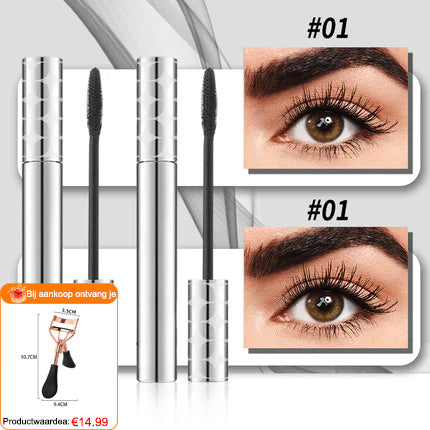 🎉2 VOOR DE PRIJS VAN 1🎉 Tubing Mascara Duo in zwart en bruin voor wimpermake-up