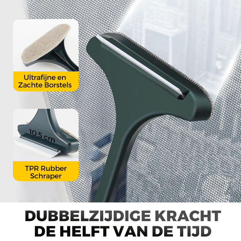 ✨ Uitverkoop 50% Korting🔥2-in-1 Raamhor Schoonmaakborstel