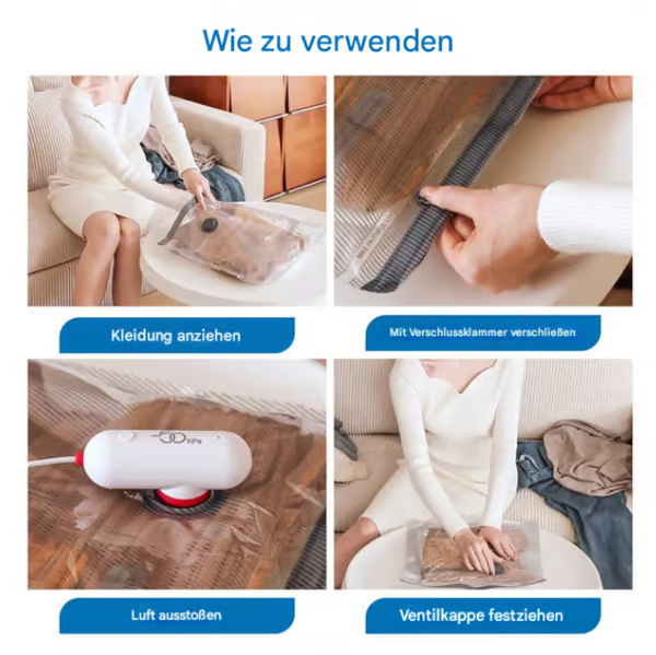 🎁2026 Nieuw binnen 50% KORTING💥 🔥 6-delig USB elektrische vacuümpakket – Besparing van ruimte. reizen met weinig bagage!