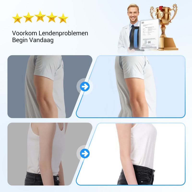 Magnetische Therapie Acupunctuur Massage Lumbale Brancard