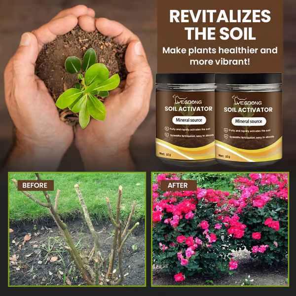 🌿💪 ECOCERT-zertifizierter Bodenaktivator – Stärkt Ihren Boden. fördert üppiges Wachstum mühelos! 🌼✅