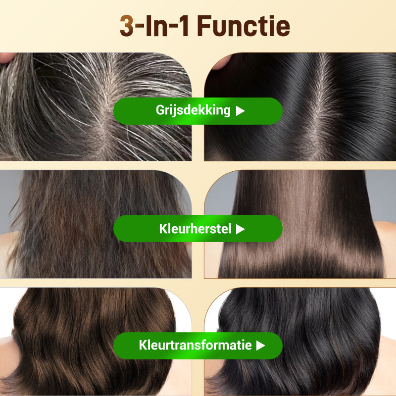 🔥Tijdelijke korting van 50%🌿Puur natuurlijk plantenextract💥Verzorgende plantaardige haarverf