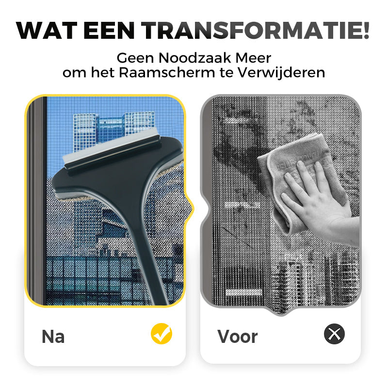 ✨ Uitverkoop 50% Korting🔥2-in-1 Raamhor Schoonmaakborstel