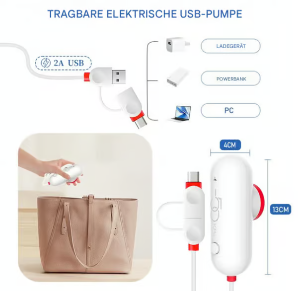 🎁2026 Nieuw binnen 50% KORTING💥 🔥 6-delig USB elektrische vacuümpakket – Besparing van ruimte. reizen met weinig bagage!