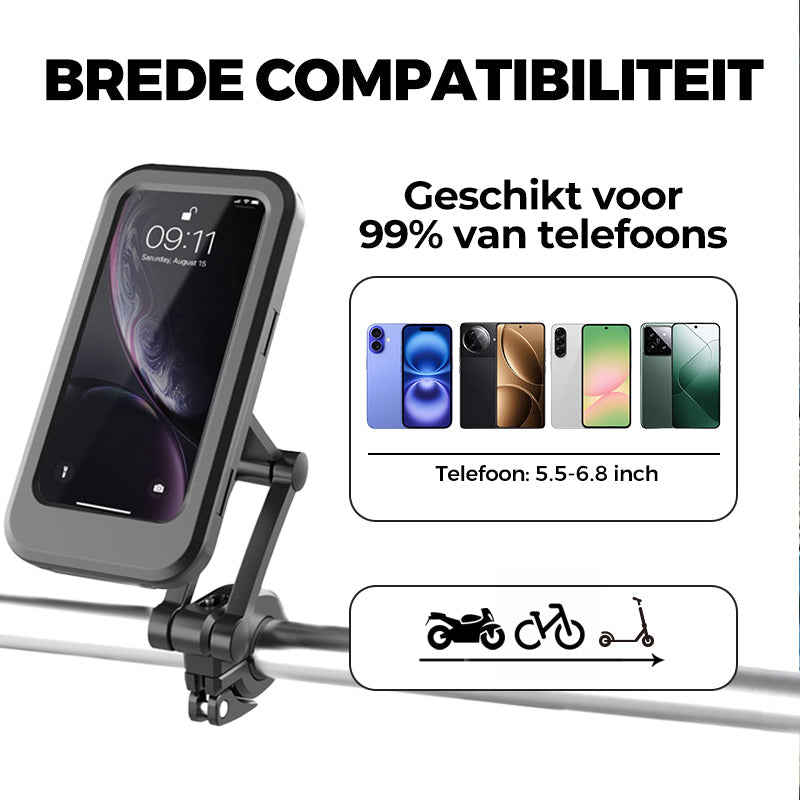Universele Waterdichte Telefoonhouder voor Fiets en Motor