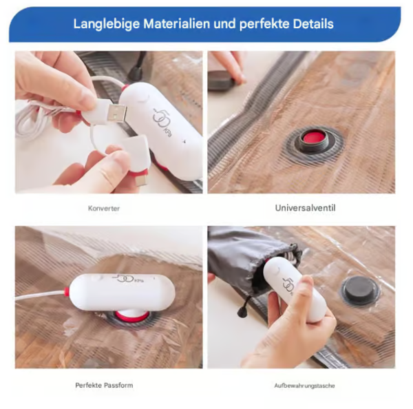 🎁2026 Nieuw binnen 50% KORTING💥 🔥 6-delig USB elektrische vacuümpakket – Besparing van ruimte. reizen met weinig bagage!