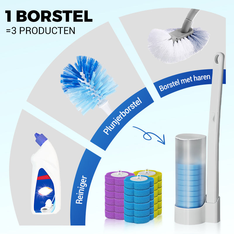 Hete verkoop🎉Toiletborstels met reinigingsmiddel