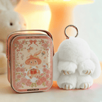 🐰 Handgemaakte Zachte Konijnen PomPom Sleutelhanger – Imitatiebont & Schattig Tasaccessoire!