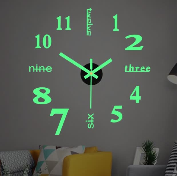 Ponsvrije DIY moderne wandklok