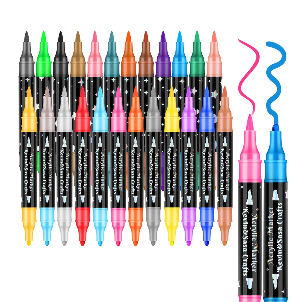 🔥Hot Sale 50% KORTING🎁Dual-Tip Glitter Marker Pen