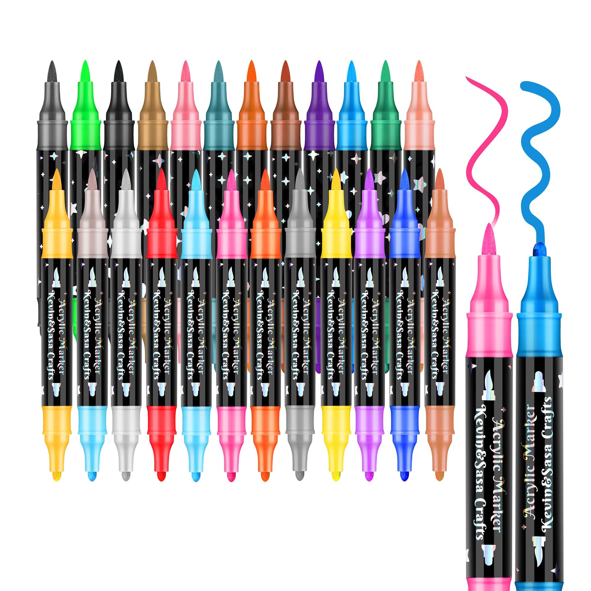 🔥Hot Sale 50% KORTING🎁Dual-Tip Glitter Marker Pen
