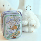 🐰 Handgemaakte Zachte Konijnen PomPom Sleutelhanger – Imitatiebont & Schattig Tasaccessoire!