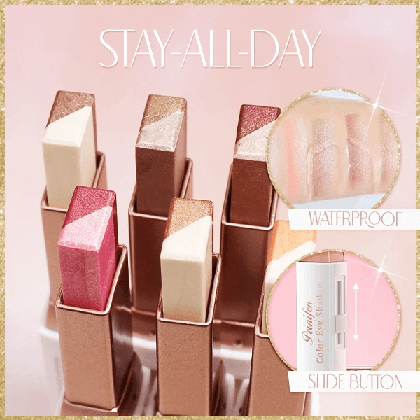 💘Valentijnsaanbieding: 50% Korting!💄Tweekleurige Oogschaduwsticks – Feilloze Gradient Look in Één Veeg!