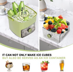 ☀️Summer Hot Sale 50% Off🧊Portable Ice Maker with Lid and Storage Box
