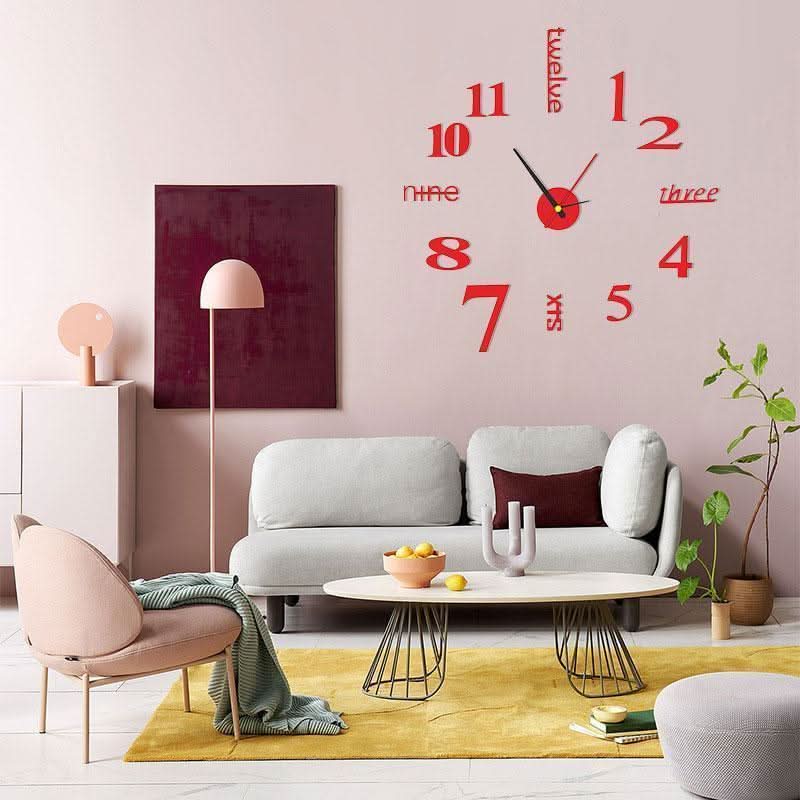 Ponsvrije DIY moderne wandklok
