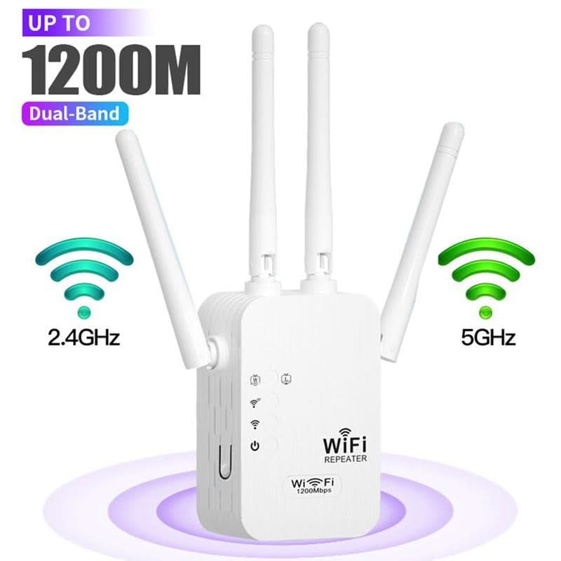 🔥 Hot Sale : 50% korting! WiFi-versterker 2026 – 1200 Mbps. dual-band. dekt 930 m² & 50 apparaten 📶🎄