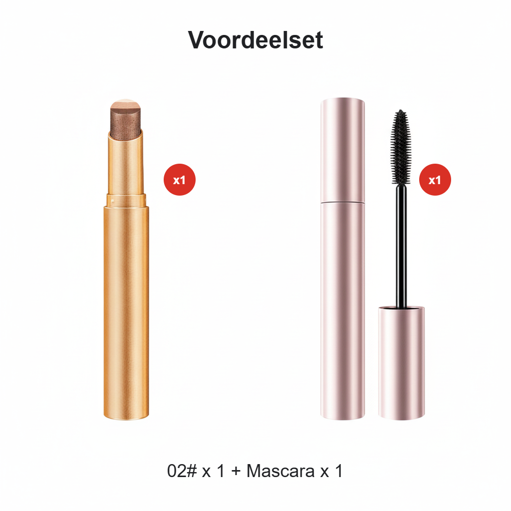 🎉 Tijdelijke aanbieding! Oogschaduwstick met drie tinten – snel aan te brengen. oogverblindend mooi！💫