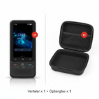📢📢 50% korting!! ⏰📲 2-in-1 draagbaar vertaalapparaat – Realtime vertaling. 🌍 138 offline talen. 🔋 Extreem lange batterijduur | Perfect voor wereldreizigers ✈️