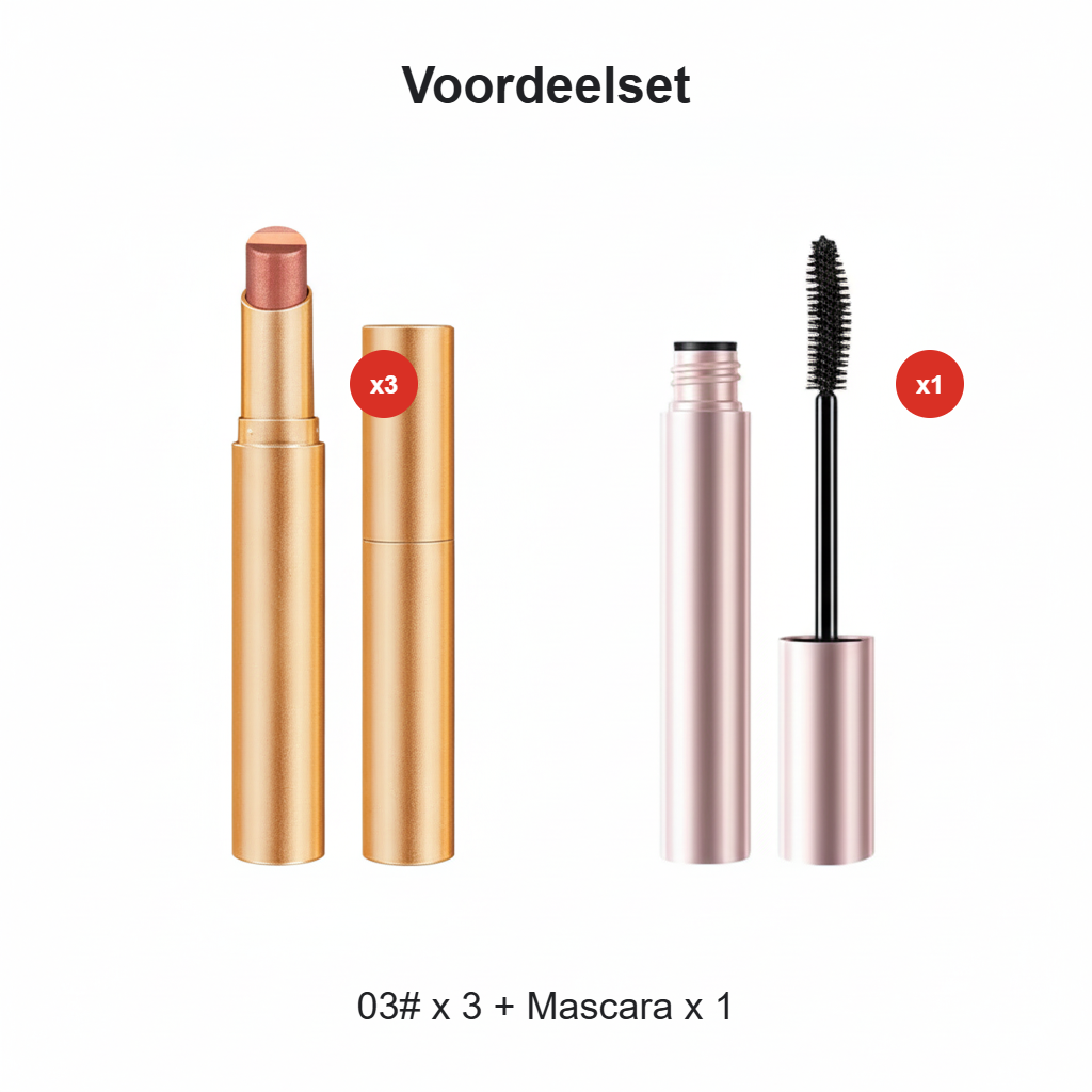 🎉 Tijdelijke aanbieding! Oogschaduwstick met drie tinten – snel aan te brengen. oogverblindend mooi！💫