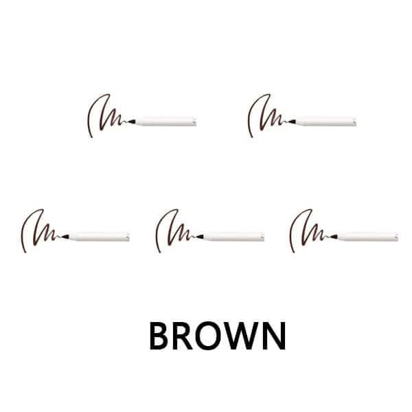 Sneldrogende. langdurige. waterdichte en zweetbestendige eyeliner