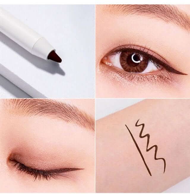 Sneldrogende. langdurige. waterdichte en zweetbestendige eyeliner