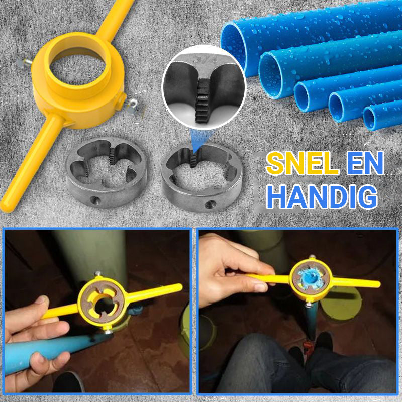 🔥Laatste dag uitverkoop 50%🔥6PCS Plastic Pijpdraad Matrijzen Set