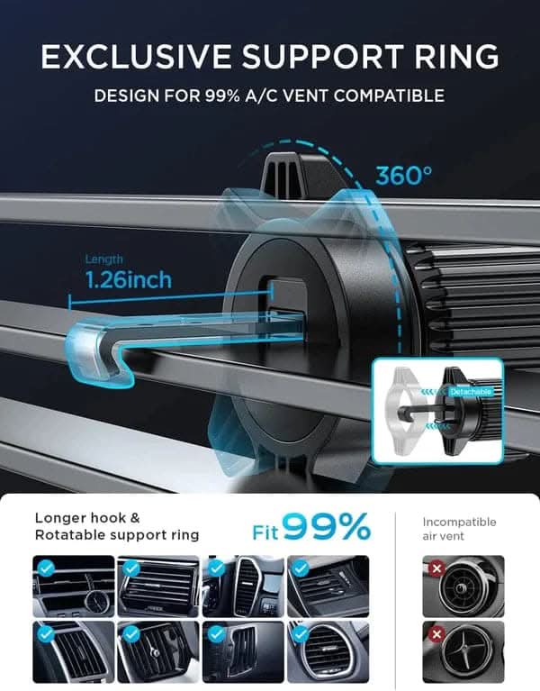 2025 Nieuwe Autotelefoonhouder Voor Ventilatieopeningen