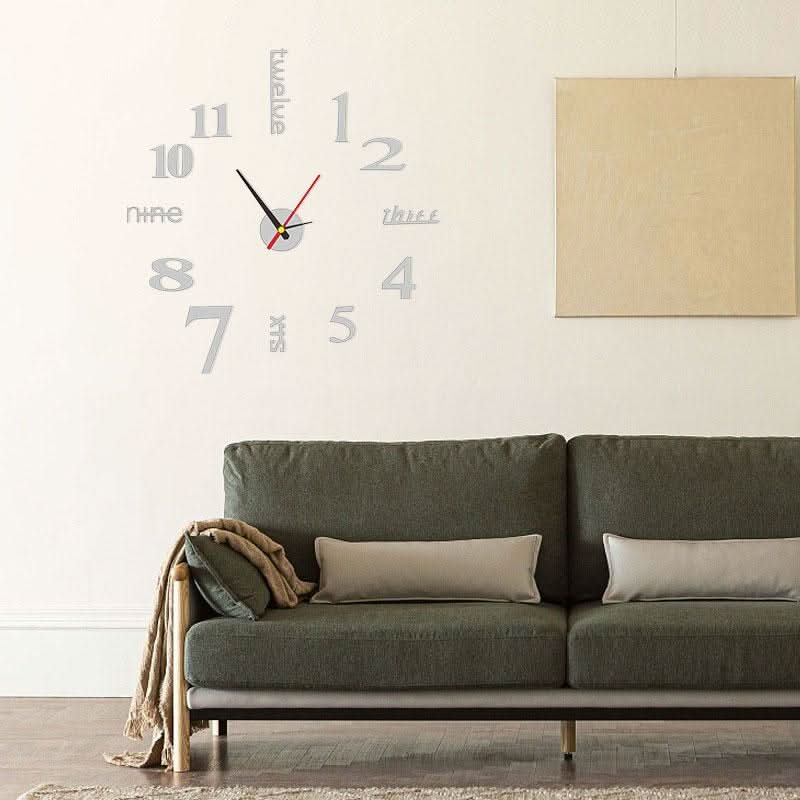 Ponsvrije DIY moderne wandklok