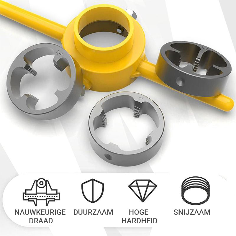 🔥Laatste dag uitverkoop 50%🔥6PCS Plastic Pijpdraad Matrijzen Set