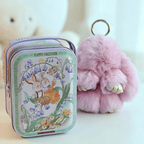 🐰 Handgemaakte Zachte Konijnen PomPom Sleutelhanger – Imitatiebont & Schattig Tasaccessoire!
