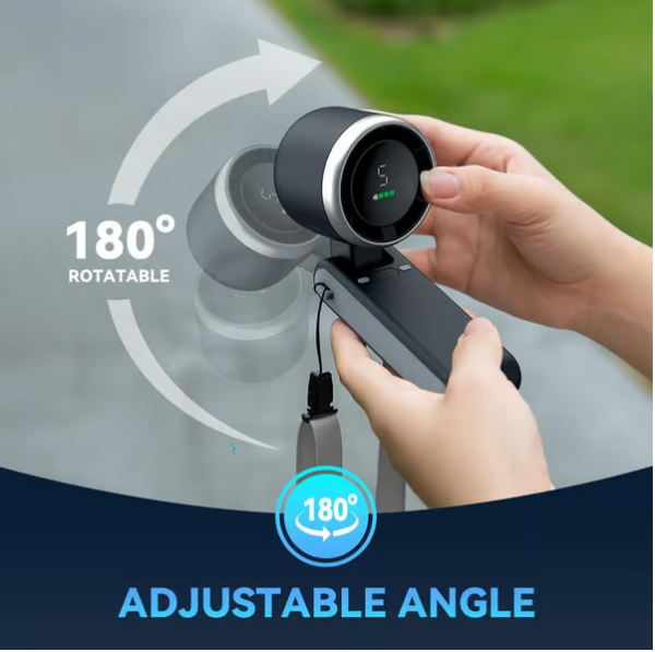 ⏳Beperkte tijd 50% korting!💥 ☀️Zomer Outdoor essential - Draagbare handbediende turboventilator