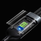 ⚡Transparante. lichtgevende 3-in-1 supersnelle oplaadkabel