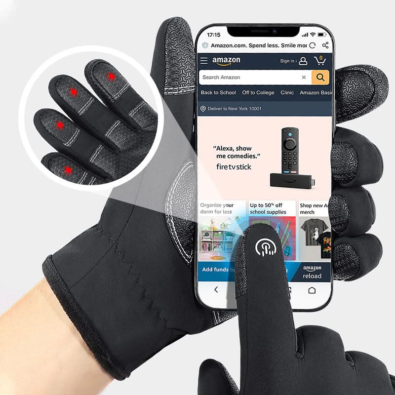 ❄️Heren Outdoor Waterdichte Touchscreen Warme Handschoenen