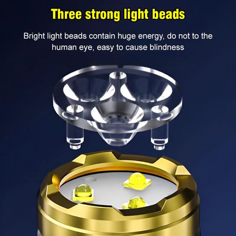 Monster Mini Flash Super Power zaklamp met drie ogen