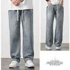 🔈 50% KORTING | Heren Losse Rechte Jeans – Relaxed Fit. Tijdloze Look & Dagelijks Comfort 👖