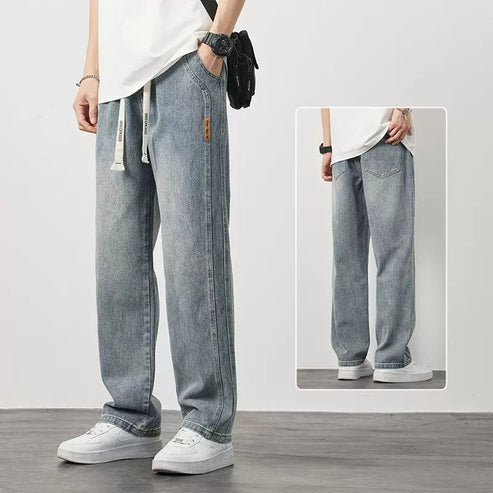 🔈 50% KORTING | Heren Losse Rechte Jeans – Relaxed Fit. Tijdloze Look & Dagelijks Comfort 👖