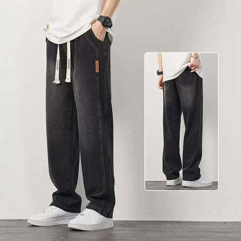 🔈 50% KORTING | Heren Losse Rechte Jeans – Relaxed Fit. Tijdloze Look & Dagelijks Comfort 👖