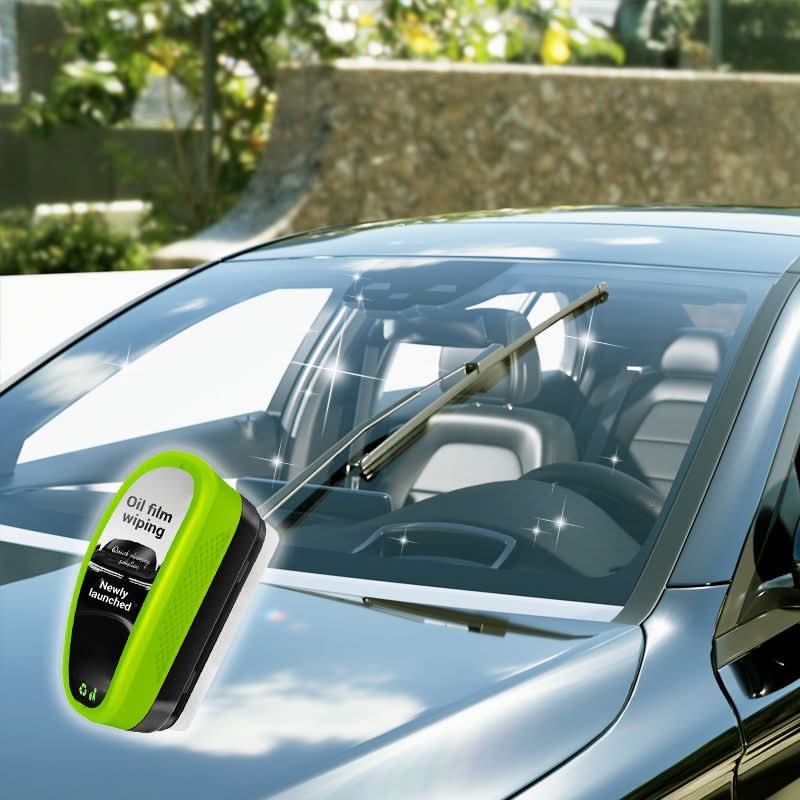 Nieuw 2.0 Groen Oliefilmdoekje Krachtige verwijdering van oliefilm & kristalcoating 🚗💧