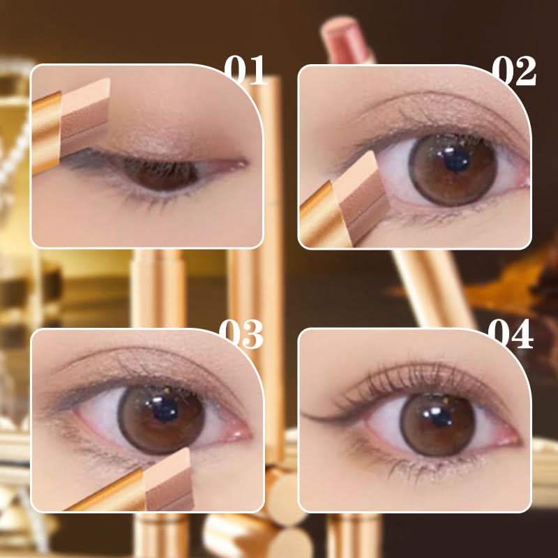 🎉 Tijdelijke aanbieding! Oogschaduwstick met drie tinten – snel aan te brengen. oogverblindend mooi！💫