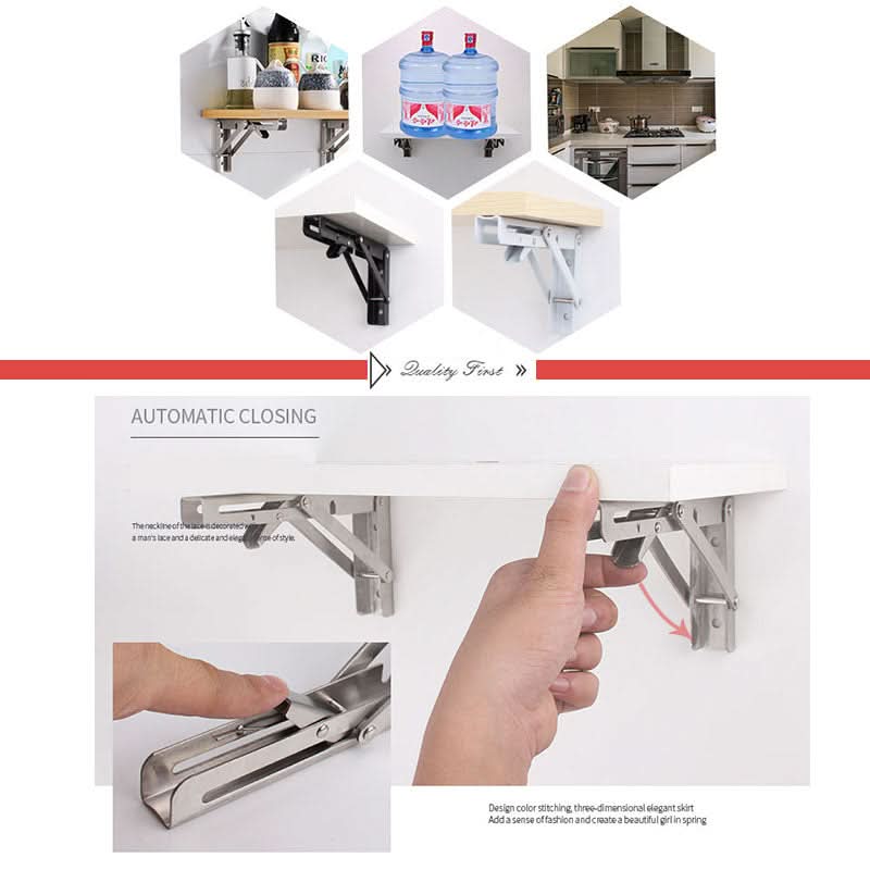 ⏳ Tijdgebonden Speciale Aanbieding ⏰ Instant Fold Multi-Use Beugel – Ruim je Keuken/Studie op. Ruimtebesparend & Stevige Organizer ✨