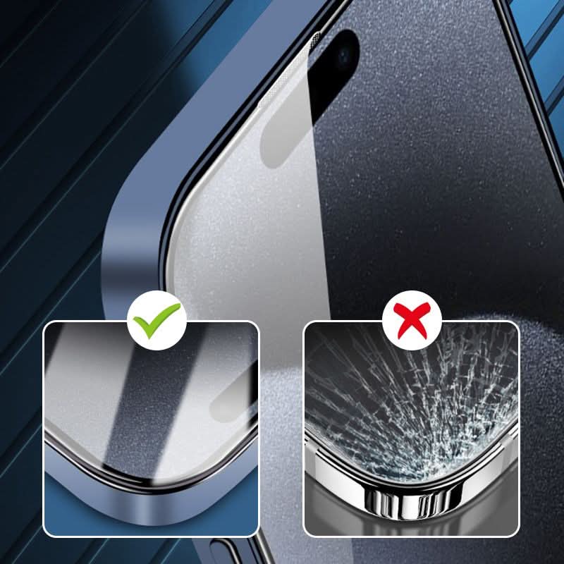 Snel aan te brengen anti-stof en blauw licht scherm privacy protector voor iPhone