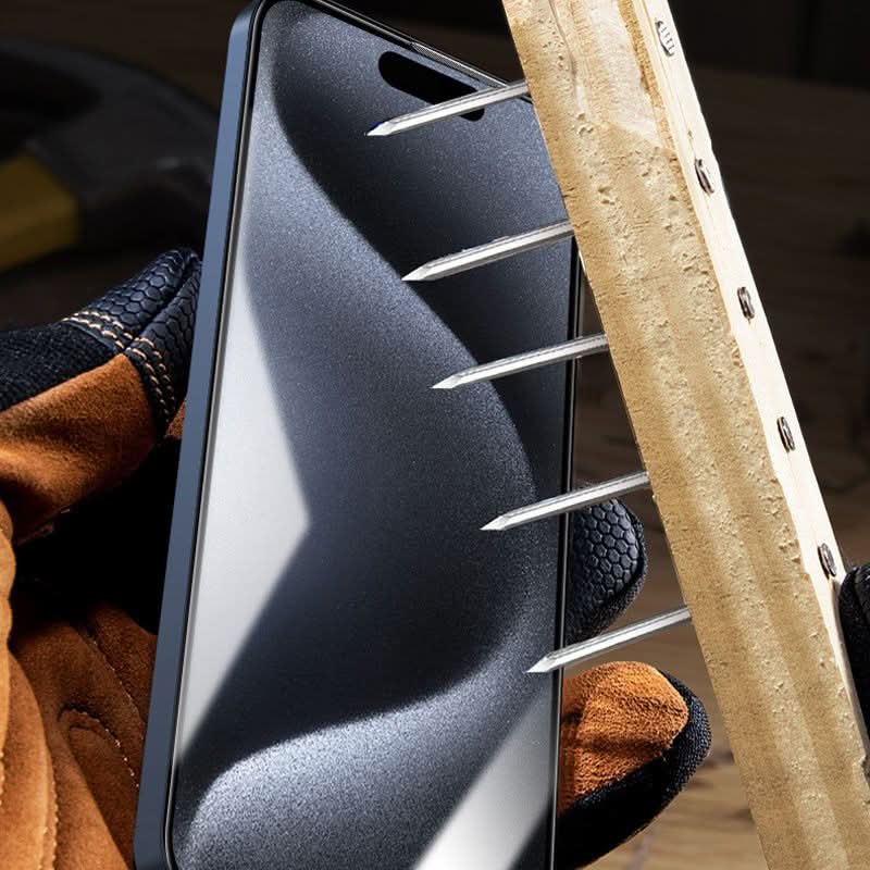 Snel aan te brengen anti-stof en blauw licht scherm privacy protector voor iPhone