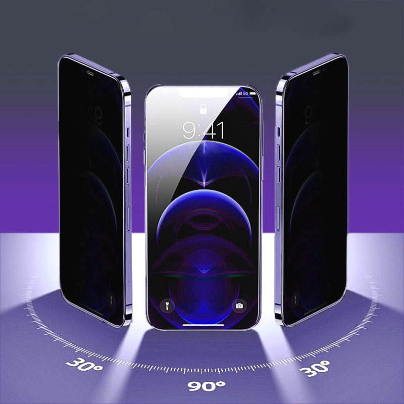 Snel aan te brengen anti-stof en blauw licht scherm privacy protector voor iPhone