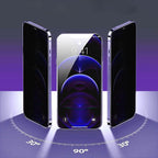 Snel aan te brengen anti-stof en blauw licht scherm privacy protector voor iPhone