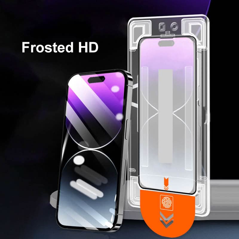 Snel aan te brengen anti-stof en blauw licht scherm privacy protector voor iPhone